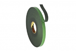 3M 9508B Schiuma di montaggio nastro biadesivo, nero, 19 mm x 66 m