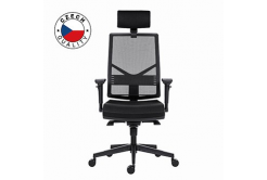 Powerton ERGO MARIE Kancelářské ergonomické křeslo, Černé