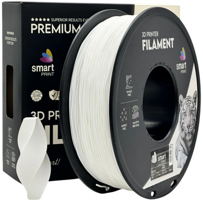 Smart Print FG-S119-E1, 3D filamento, TPU 95A, 1,75mm, 1000g, Bianco (White)