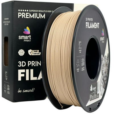 Smart Print FG-S44-E1, 3D filamento, PLA Wood, 1,75mm, 1000g, Marrone (Brown)