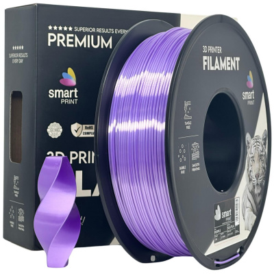 Smart Print FG-S93-E1, 3D filamento, PLA Silk, 1,75mm, 1000g, Viola (Purple)