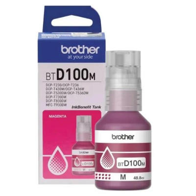 Brother BT-D100 BTD100M magenta inchiostro originale