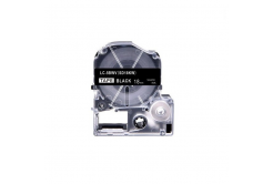 Epson LC-SD18KW, 18mm x 8m, testo bianco / sfondo nera, nastro compatibile