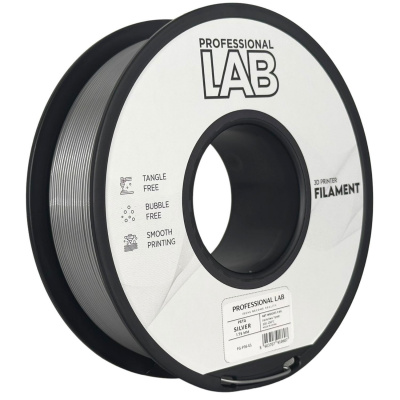 Professional Lab FG-P36-E1, 3D filamento, PETG, 1,75mm, 1000g, Argento (Silver)