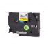 Nastro compatibile con Brother TZ-C51/TZe-C51, segnale 24mm x 8m, testo nera/sfondo giallo