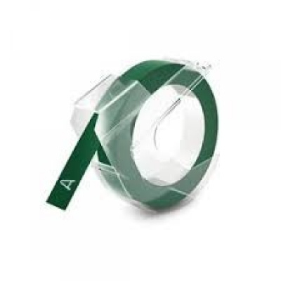 Nastro compatibile con Dymo S0898160, 9mm x 3m, testo bianco / sfondo verde