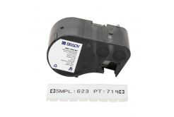 Brady M5C-1000-461 / 170876, 25.40 mm x 7.62 m, Poliestere, testo nero / sfondo bianco