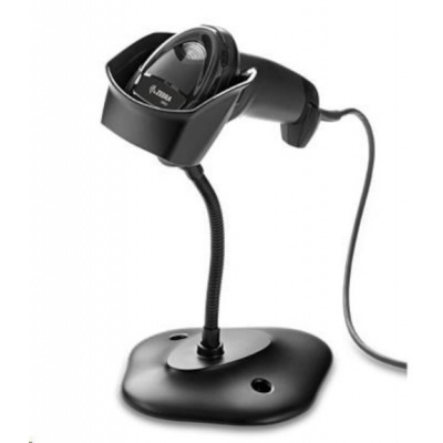 Zebra lettore codici a barre DS2208 DS2208-SR7U2100SGW, 2D lettore codici a barre, KIT, black, USB-HID + stand