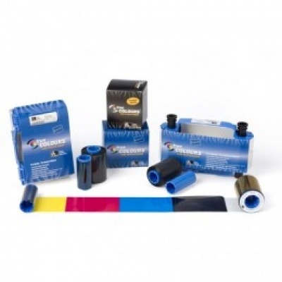 Zebra 800012-901 ribbon, black, foglio di tintura
