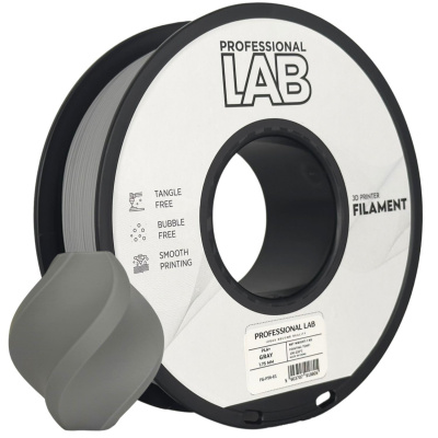 Professional Lab FG-P56-E1, 3D filamento, PLA+, 1,75mm, 1000g, Grigio (Grey)