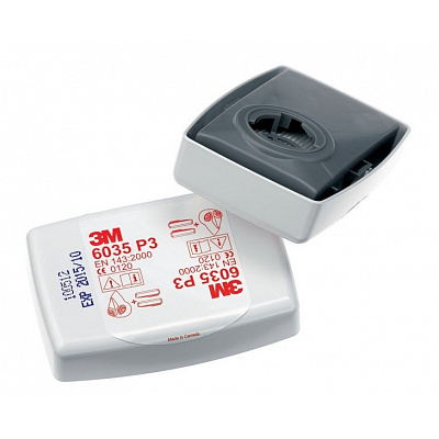 3M 6035 P3 R Filtro contro particelle solide e liquide, paio