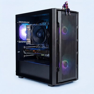 Raiko herní počítač One – RX 9060 XT 16GB, AMD Ryzen 7 5700, 16GB / 32GB RAM, 1TB SSD Raiko herní počítač One – RX 9060 XT 16GB, AMD Ryzen 7 5700, 16GB / 32GB RAM, 1TB SSD
