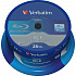 VERBATIM BD-R SL Datalife (confezione da 25)Blu-Ray/Spindle/6x/25GB SUPERFICIE BLU BIANCA