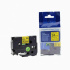 Nastro compatibile con Brother TZ-651 / TZe-651, 24mm x 8m, testo nera / sfondo giallo