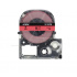 Epson LK-3RBP, SC9RW, C53S653001, 9mm x 9m, testo nera / sfondo rosso, nastro compatibile