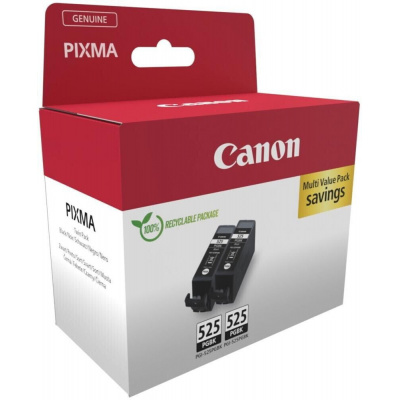 Canon PGI-525 BK TWIN 4529B017 nero (black) multipack di cartucce originali