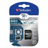 Verbatim 47042 Micro Secure Digital Card Pro U3, scheda di memoria, micro SDXC, 64GB, UHS-I U1 (Class 10), con adattatore