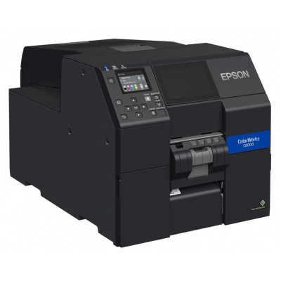 Epson ColorWorks C6000Pe C31CH76202, colore stampante di etichette, peeler, disp., USB, Ethernet, black