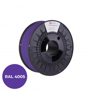 C-Tech 3DF-P-PLA1.75-4005 3D filamento, PREMIUM LINE, PLA, RAL4005, 1,75mm, 1000g, Blu/Viola (Purple)