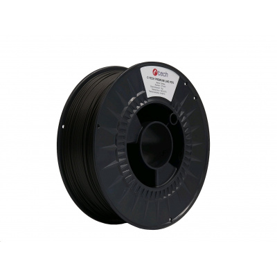 C-Tech 3DF-P-PETG1.75-CRB 3D filamento, PREMIUM LINE, PETG, 1,75mm, 1000g, Nero carbonio (Carbon)