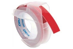 Dymo S0898150 520102, 9mm x 3m, testo bianco/sfondo rosso, nastro originale