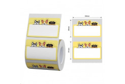 Niimbot A2A78948803, 50x30mm, 220pz, Cani, colorato etichette autoadesive