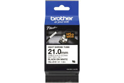 Brother HSe-251E Pro Tape, 21 mm x 1.5 m, testo nera / nastro bianco , nastro originale