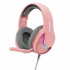 Marvo TACTIC 40, cuffie con microfono, cablate, rosa, 2.0, retroilluminate, USB