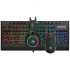Marvo CM305, RGB multipack tastiera s gaming mouseí a sluchátky, US, gaming, membránová tipo wired (USB), nero, RGB retroilluminato