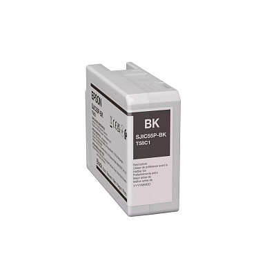 Epson SJIC55-BK C13T58C140 per ColorWorks, cartuccia originale nera (black)
