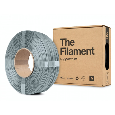 "The Filament" by Spectrum TF-24106, ReFill PLA CF, 1,75mm, 1000g, Grigio (Grey)