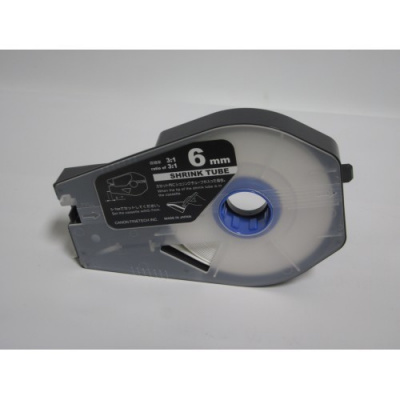 Tubo termicoretraibile per Canon 3476A083, 2:1, 6,4mm x 5m, bianco