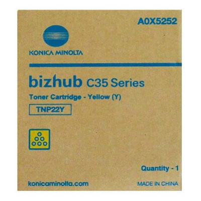 Konica Minolta TNP-22Y giallo (yellow) toner originale
