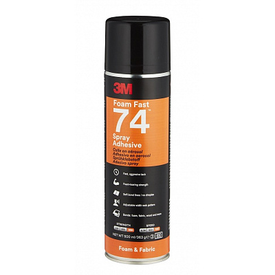 3M 74 Scotch-Weld™, adesivo spray per schiume, 500 ml