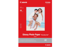 Canon GP-501 0775B082 Glossy Photo Paper, A4, 200 g/m2, 20 pz carta fotografica, lucido, bianco