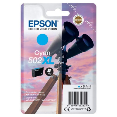 Epson 502XL T02W240 ciano (cyan) cartuccia originale