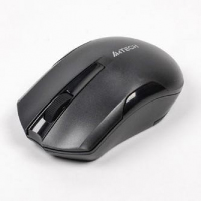 A4Tech Mouse G3-200N, 1000DPI, 2.4 [GHz], ottica, 3sp\., senza fili, nero, 1 pz AA, classico, V-Track, PowerSaver