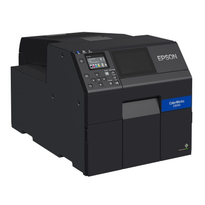 Epson ColorWorks C6000Ae (mk) C31CH76102MK, colore stampante di etichette, cutter, disp., USB, Ethernet, black