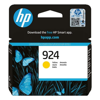 HP 924 4K0U5NE giallo (yellow) cartuccia originale