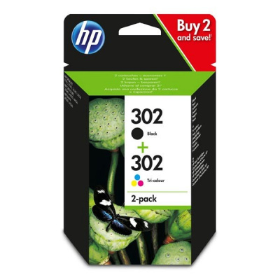 HP 302, X4D37AE multipack cartuccia originale