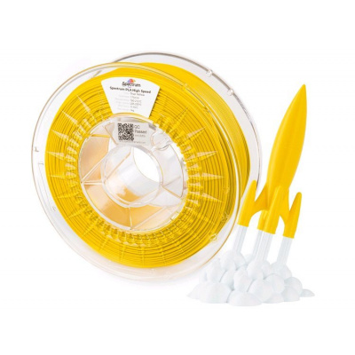 Spectrum 81050 3D filamento, PLA High Speed, 1,75mm, 1000g, Giallo (True yellow)
