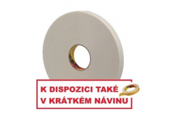 3M 9529W Oboustranně lepicí pěnová páska, bílá, tl. 1,5 mm 25 mm x 3 m