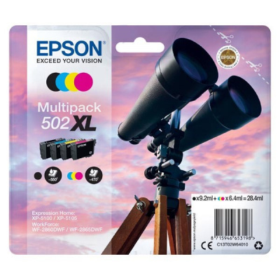 Epson 502XL T02W640 CMYK multipack di cartucce originali