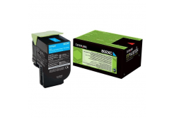 Lexmark 80C2XC0 ciano (cyan) toner originale