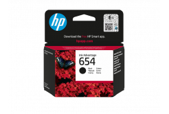 HP 654 7FP39UE nero (black) cartuccia originale