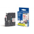 Brother TZ-132 / TZe-132, 12mm x 8m, testo rossa/nastro trasparente, nastro originale