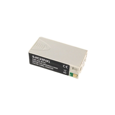 Epson S020601, SJIC22P(K) pro ColorWorpz, nero (black) cartuccia compatibile