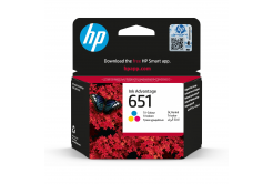 HP 651 C2P11AE#BHK colore (CMY) cartuccia originale