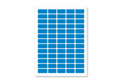 Etichette autoadesive 38 x 21,2 mm, 65 etichette, A4, 20 fogli, blu
