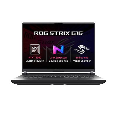 ASUS ROG Strix G16/G615LM-S5382Z/U9-275HX/16"/2560x1600/32GB/1TB/RTX 5060/bez OS/Gray/2R